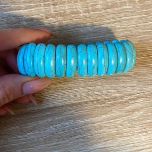 Chunky turquoise bracelet